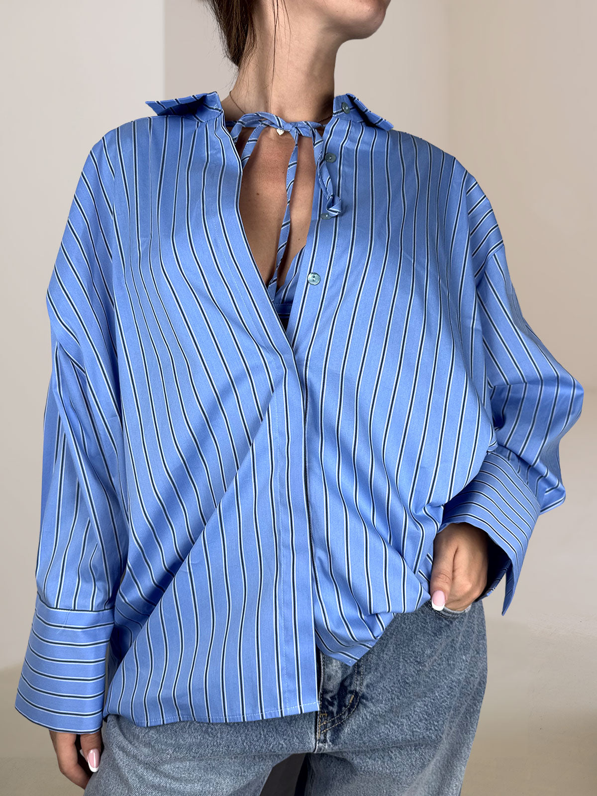 Camicia Twin-Set  Reggiseno Vicolo Oxford