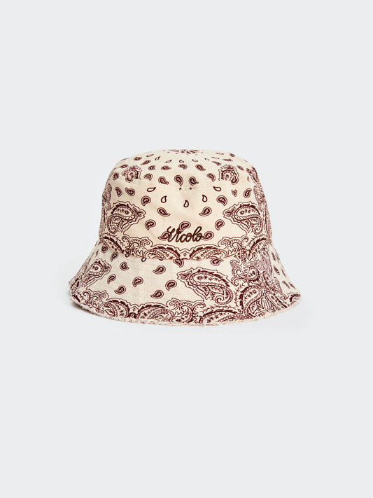 Cappello Fisherman Fantasia Bandana Vicolo Beige/Marrone