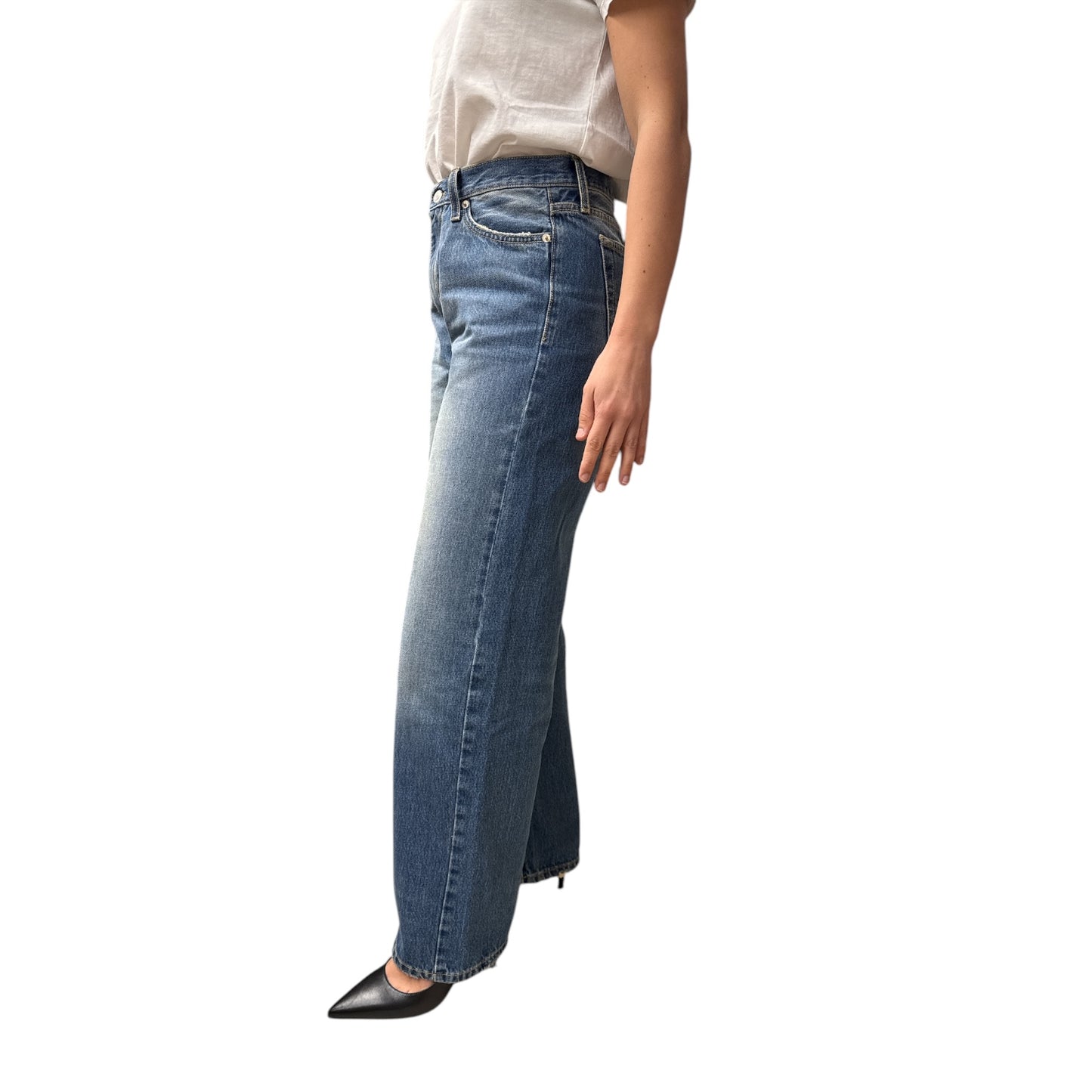 Jeans Xenobia Con Taglio