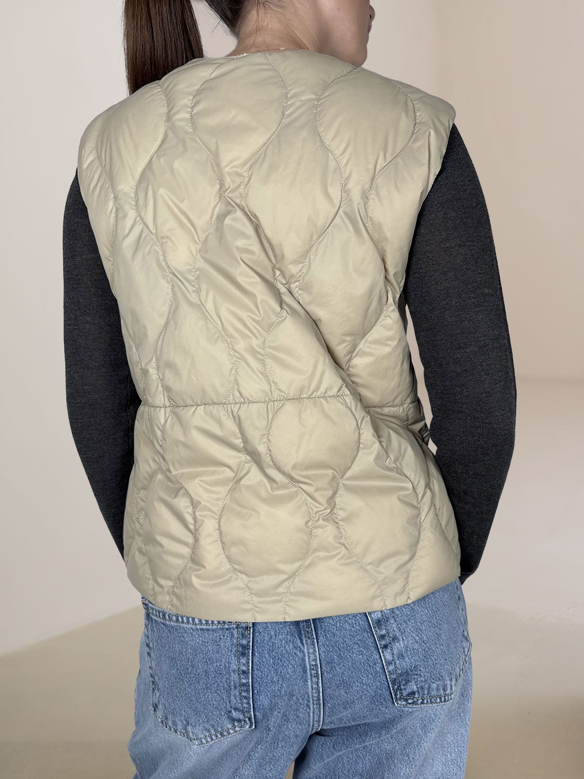 Gilet Cento Grammi Vicolo Beige