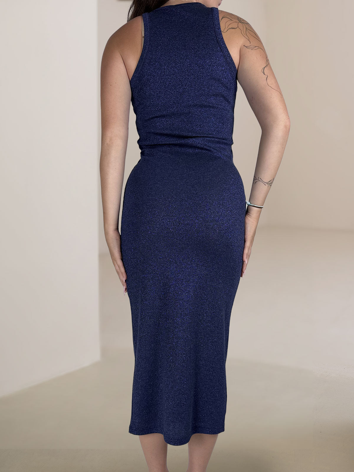 Abito Costina Lurex Vicolo Blu