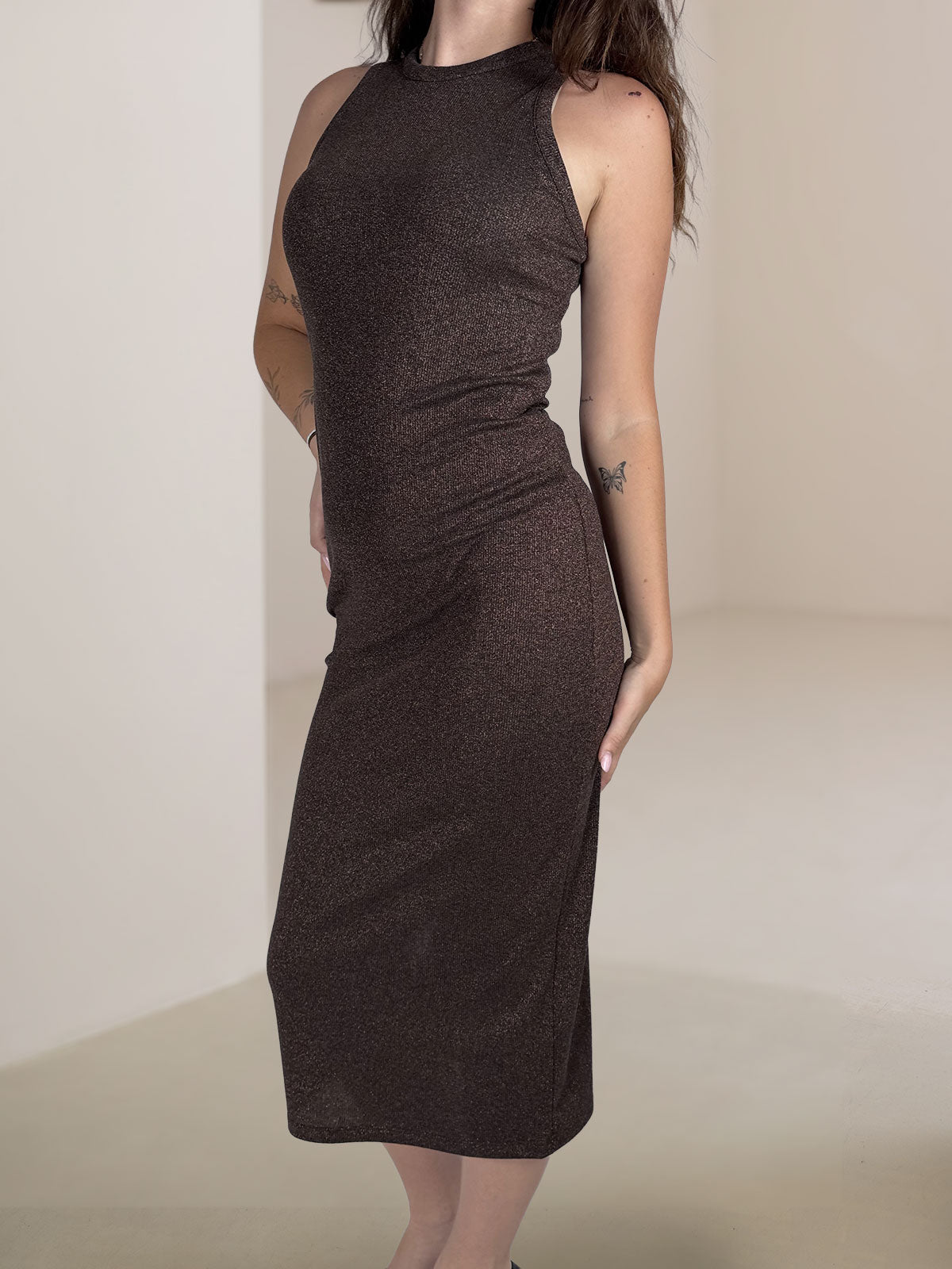 Abito Costine Lurex Vicolo Moro