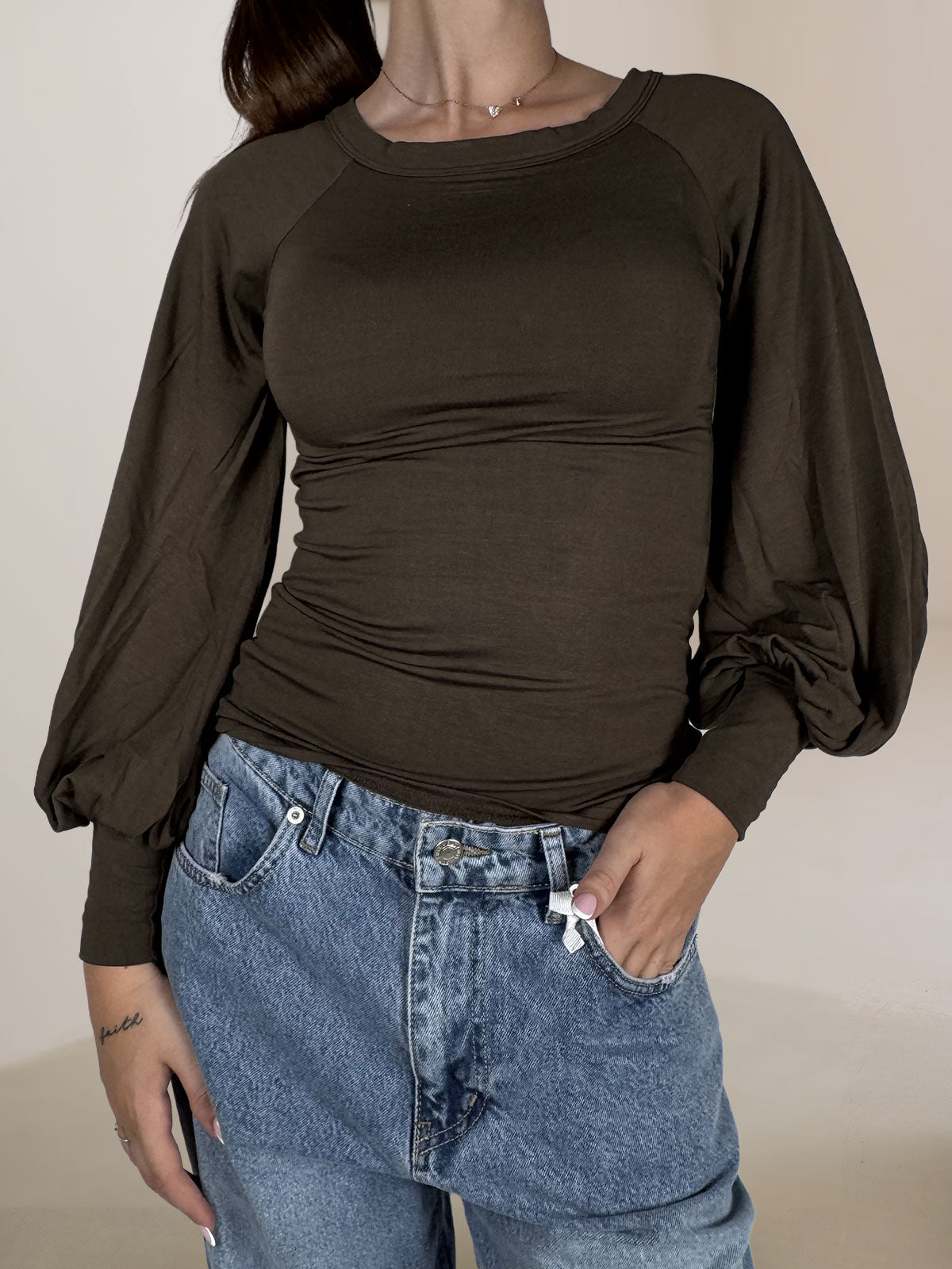 Maglia Maniche Ampie Susy Mix Moro
