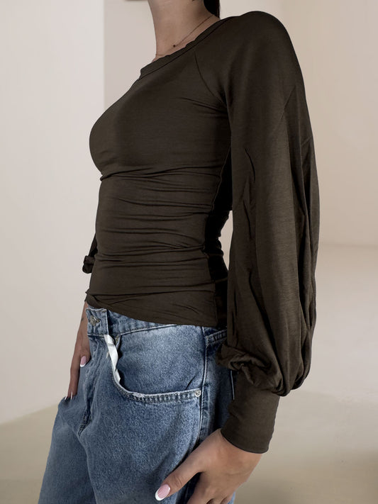 Maglia Maniche Ampie Susy Mix Moro