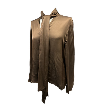 Blusa in Satin Con Scialle