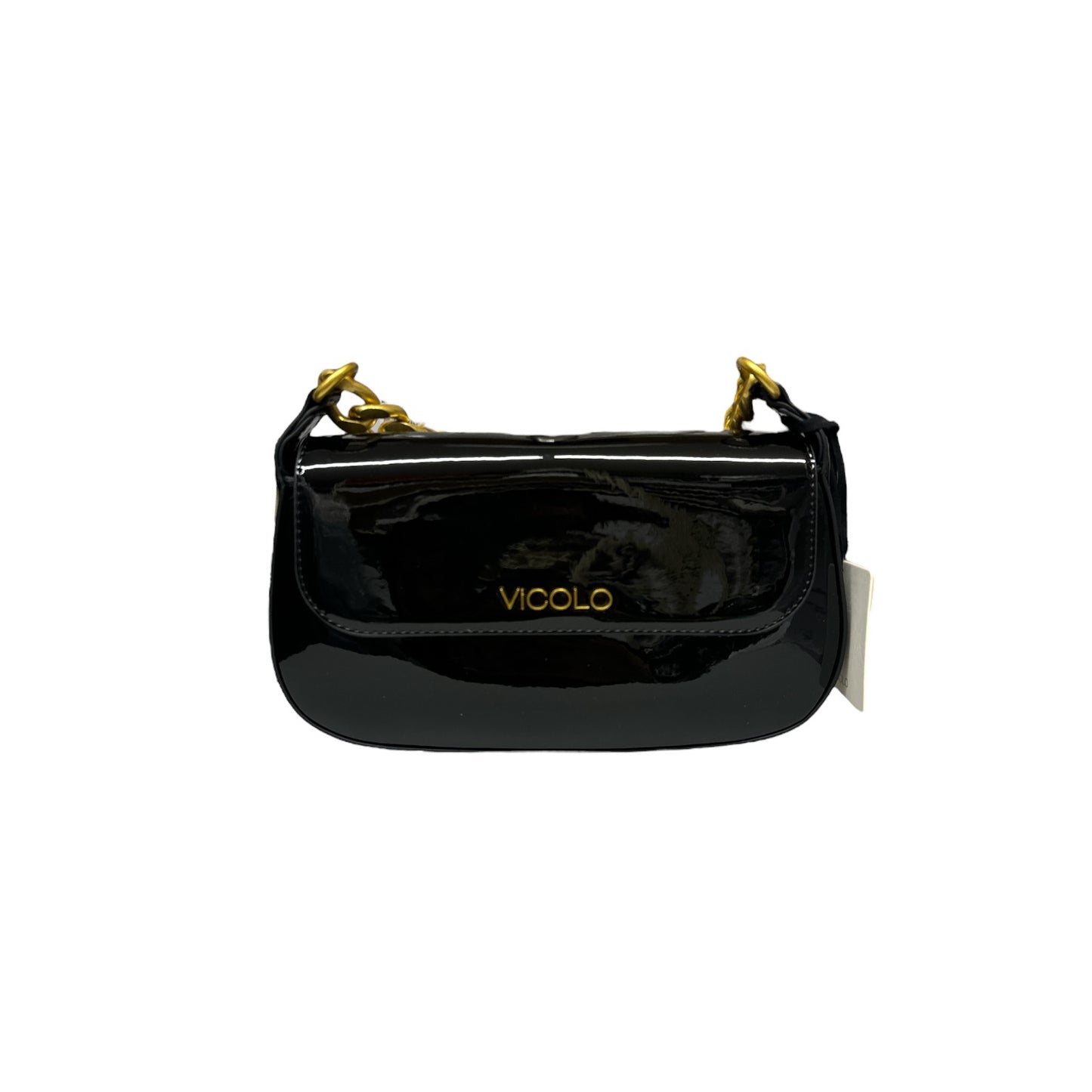 Borsa Glossy Piccadilly Nera Vicolo