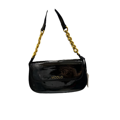 Borsa Glossy Piccadilly Nera Vicolo