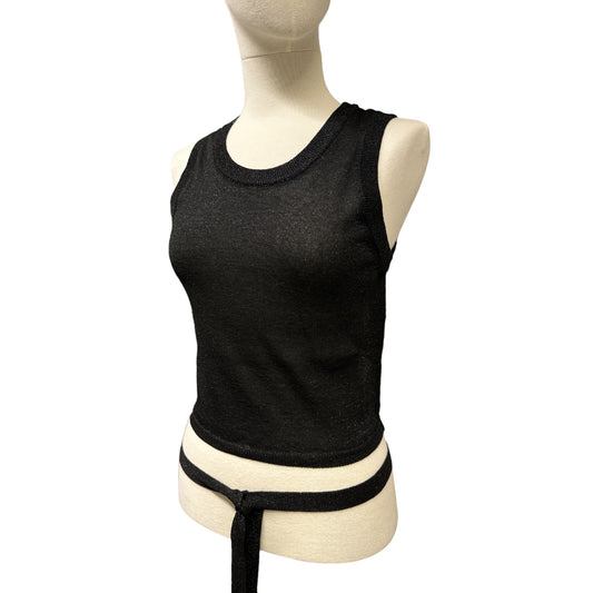 Canotta Lurex Crop Vicolo