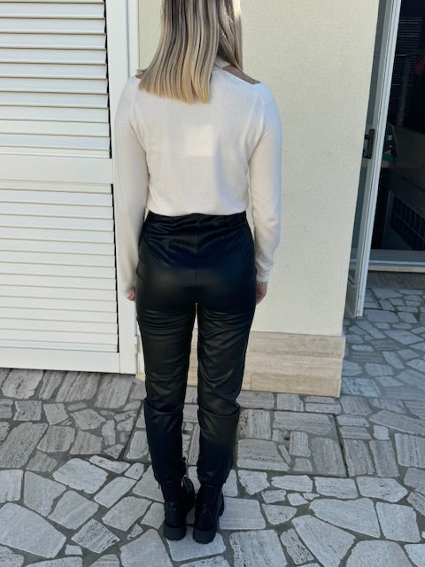Pantalone Eco Pelle Vero Moda