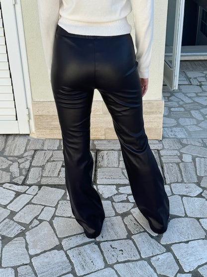 Pantalone Eco Pelle Tensione In