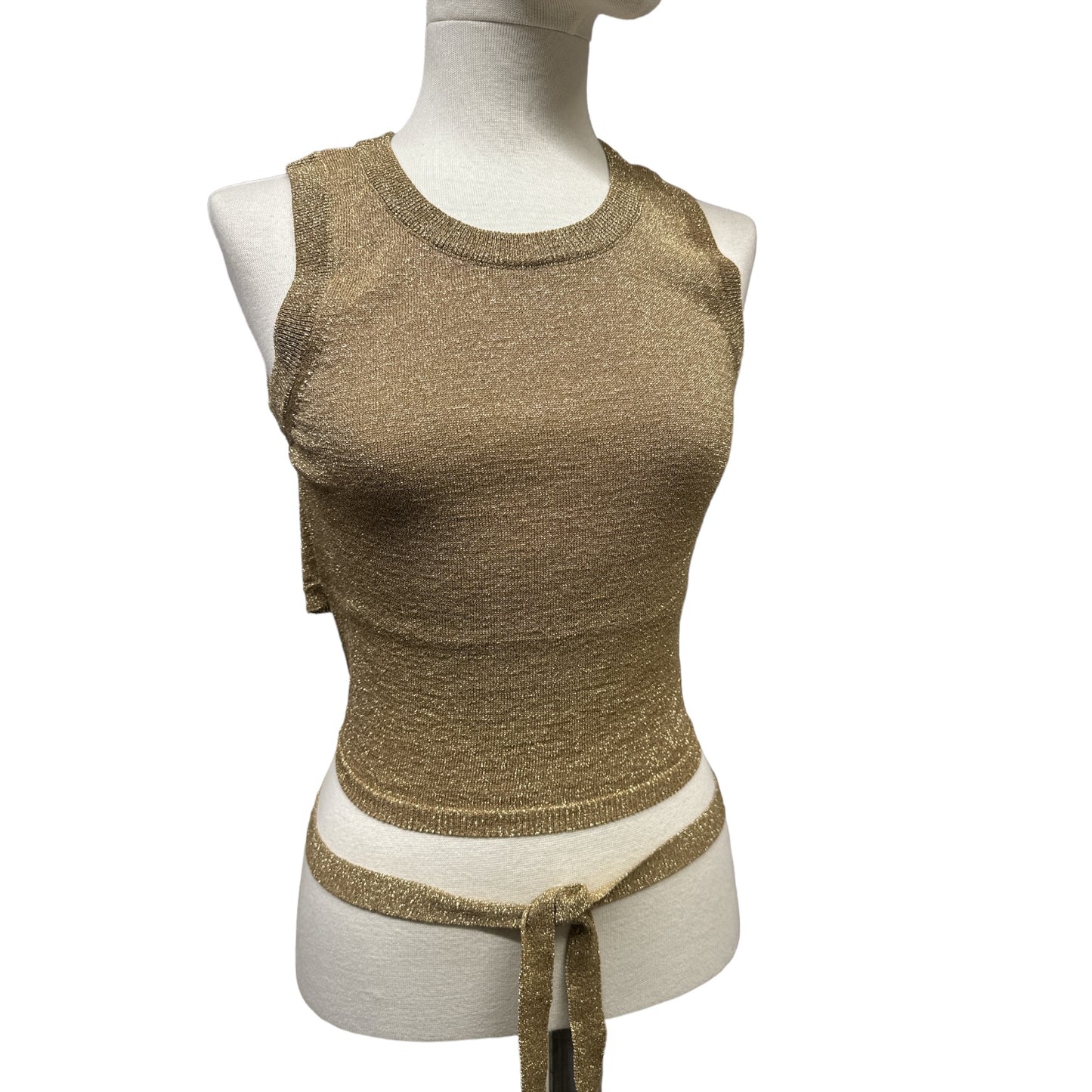 Canotta Lurex Crop Vicolo