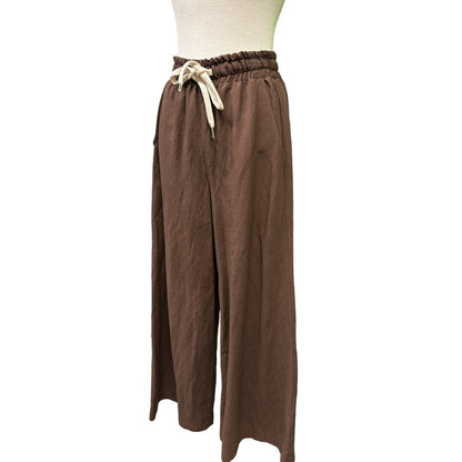 Pantalone palazzo con elastico