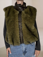 Gilet Eco Pelliccia Tensione In Military