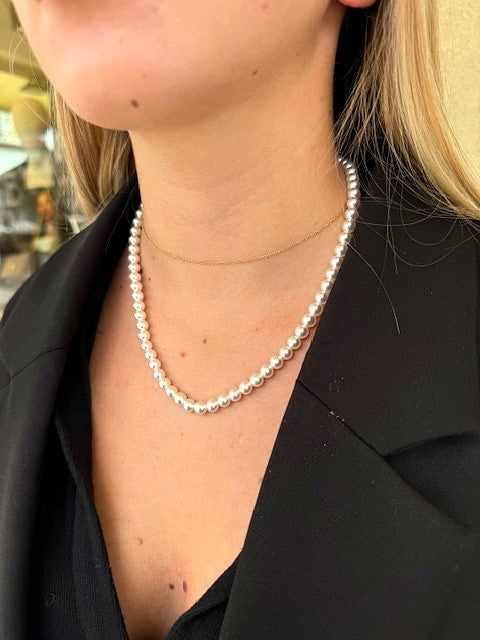 Collana Girocollo Perle Abbigliamento Armonia