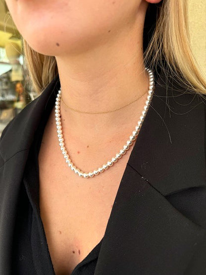 Collana Girocollo Perle Abbigliamento Armonia