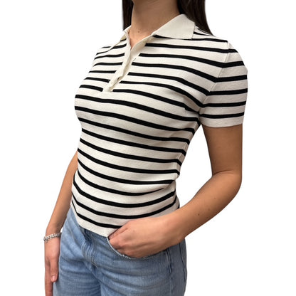 Polo Maniche Corte A Righe