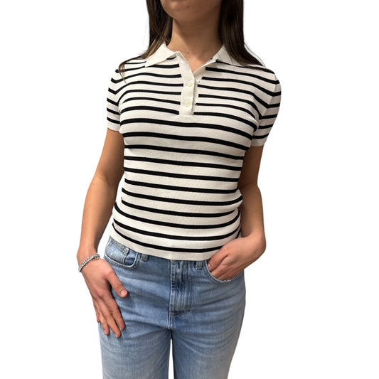 Polo Maniche Corte A Righe