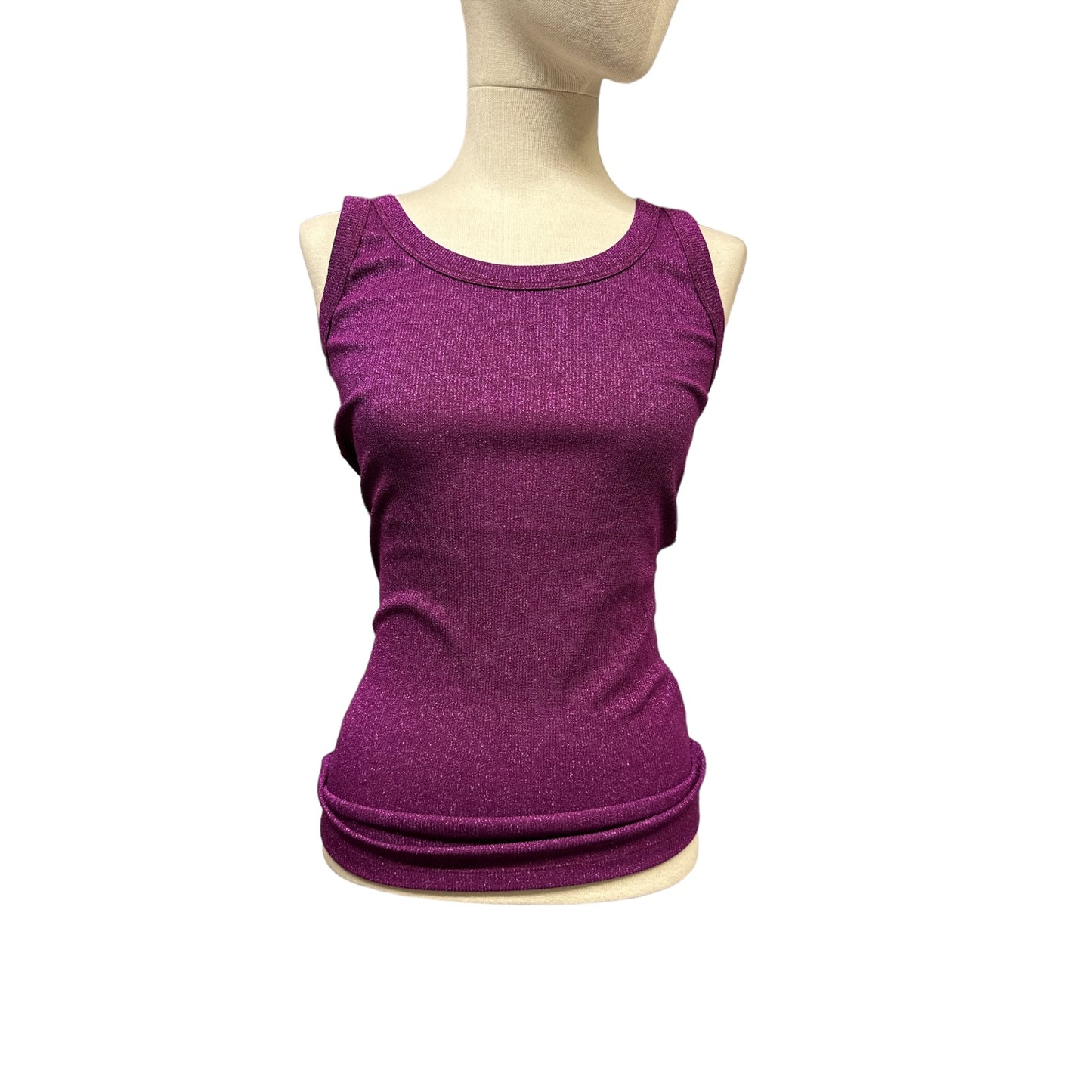 Canotta Lurex basic a Costine Vicolo