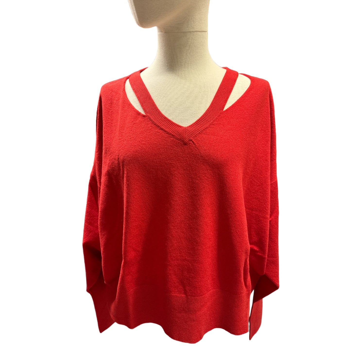 Maglia Basic Cut Out a Maniche Lunghe Vicolo