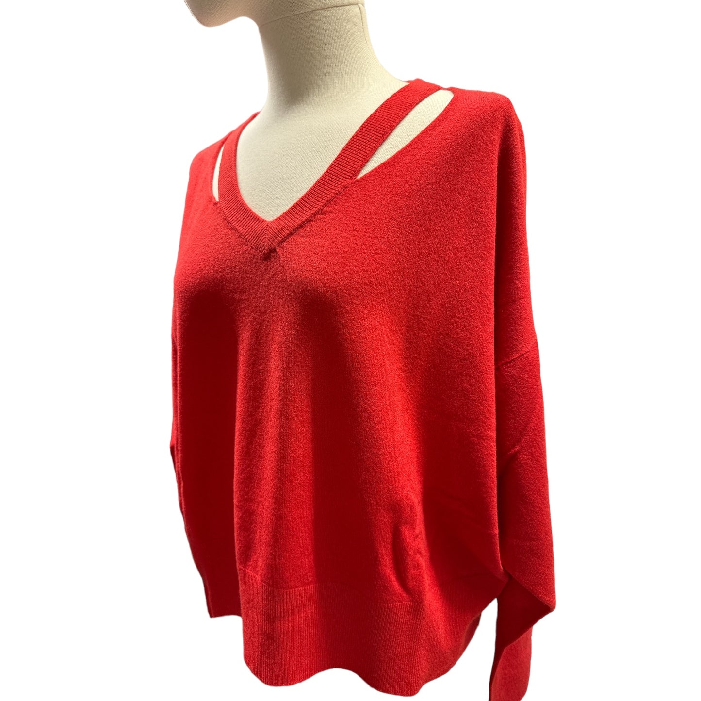 Maglia Basic Cut Out a Maniche Lunghe Vicolo