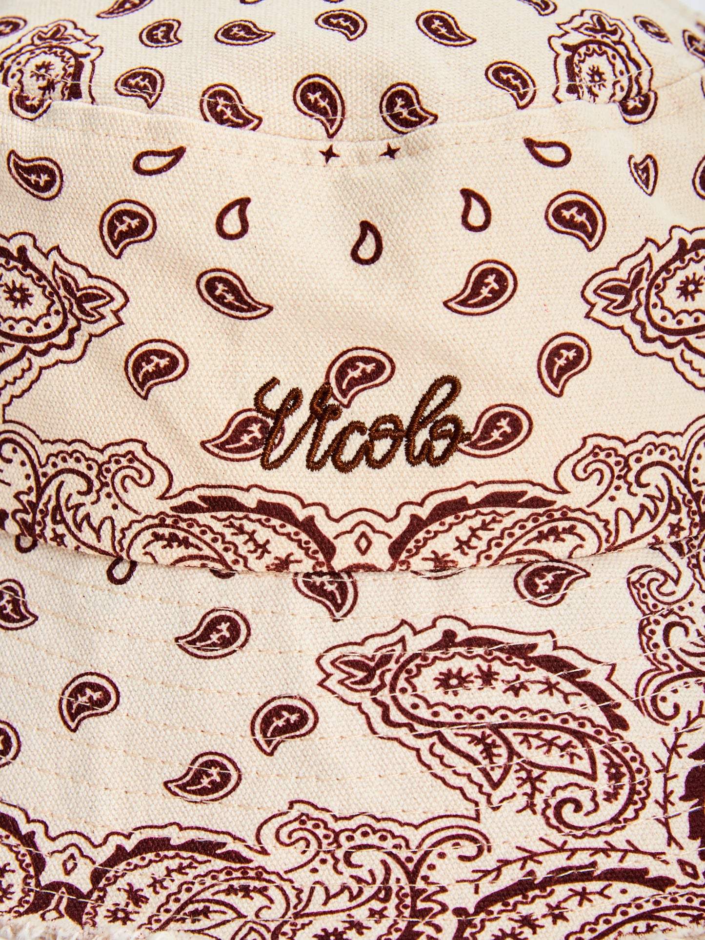 Cappello Fisherman Fantasia Bandana Vicolo Beige/Marrone
