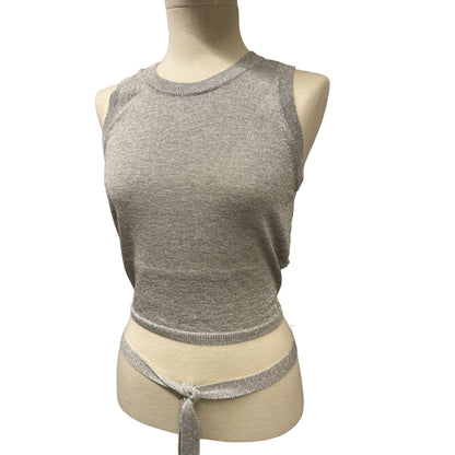Canotta Lurex Crop Vicolo