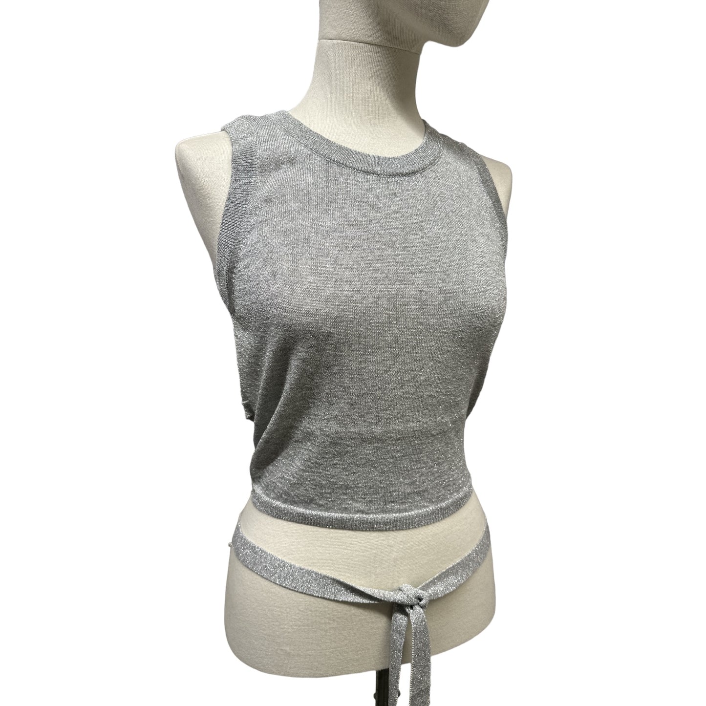 Canotta Lurex Crop Vicolo