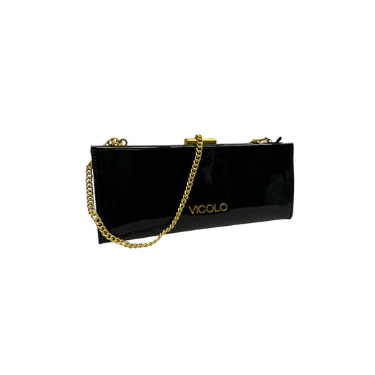 Borsa in Vernice Nera Vicolo