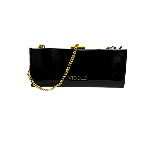 Borsa in Vernice Nera Vicolo